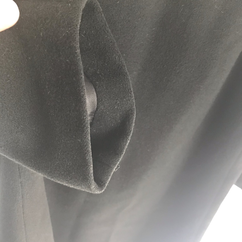 Vintage 100%  Cashmere Coat with Fur Collar, M/L - Picture 5 of 8